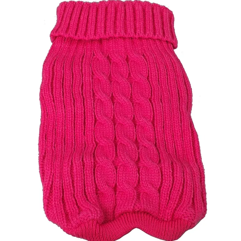 The Pet Life Heavy Cotton Rib-Collared Pet Sweater