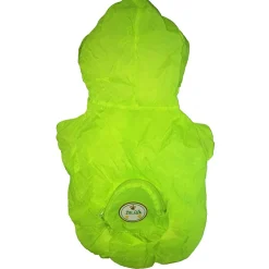 The Pet Life The Ultimate Waterproof Thunder-Paw Adjustable Zippered Folding Travel Dog Raincoat