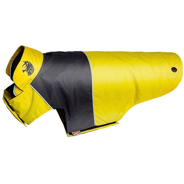 The Pet Life Touchdog Lightening-Shield Waterproof 2-in-1 Convertible Dog Jacket w/ Blackshark technology