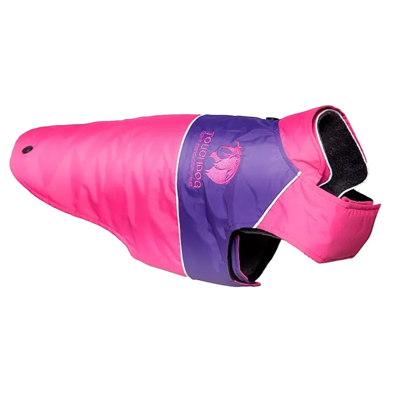 The Pet Life Touchdog Lightening-Shield Waterproof 2-in-1 Convertible Dog Jacket w/ Blackshark technology