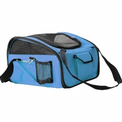 The Pet Life Ultra-Lock' Collapsible Safety Travel Wire Folding Pet Car Seat Carrier