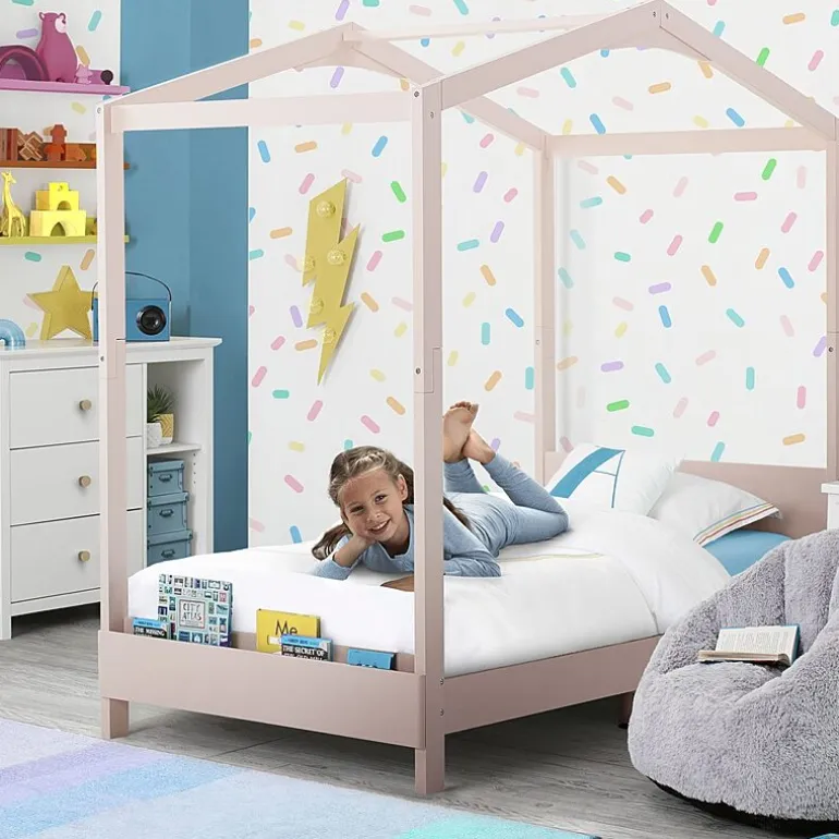 The Poppy House Kids Twin Canopy Bed