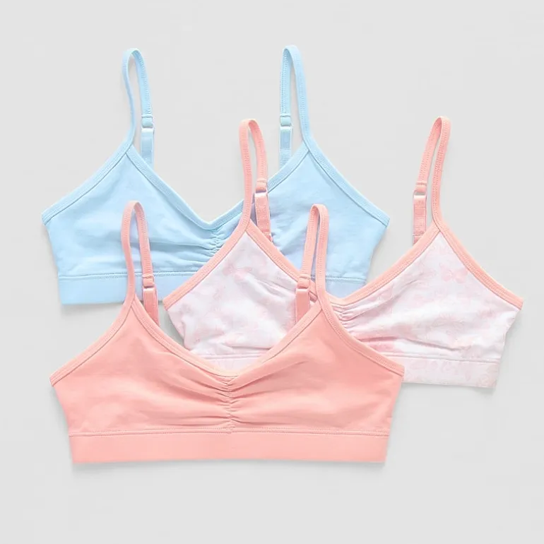 Thereabouts Big Kid Girls Medium Support 3-pc. Bralette 340033