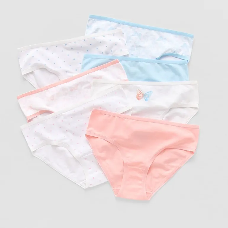 Thereabouts Big Kid Girls 7 Pack Bikini Panty 351212