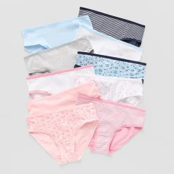 Thereabouts Big Kid Girls 10 Pack Bikini Panty 351213