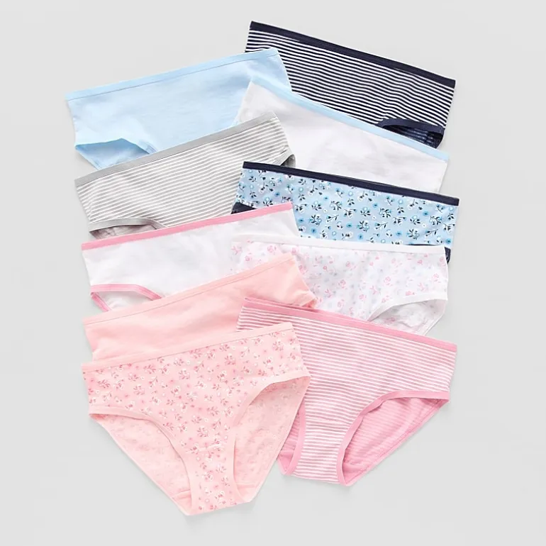 Thereabouts Big Kid Girls 10 Pack Bikini Panty 351213