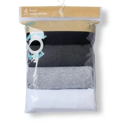 Thereabouts Boys 4 Pack Short Sleeve Crew Neck T-Shirt