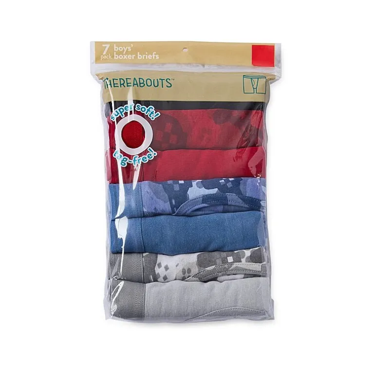 Thereabouts Little & Big Boys 7 Pack Boxer Briefs