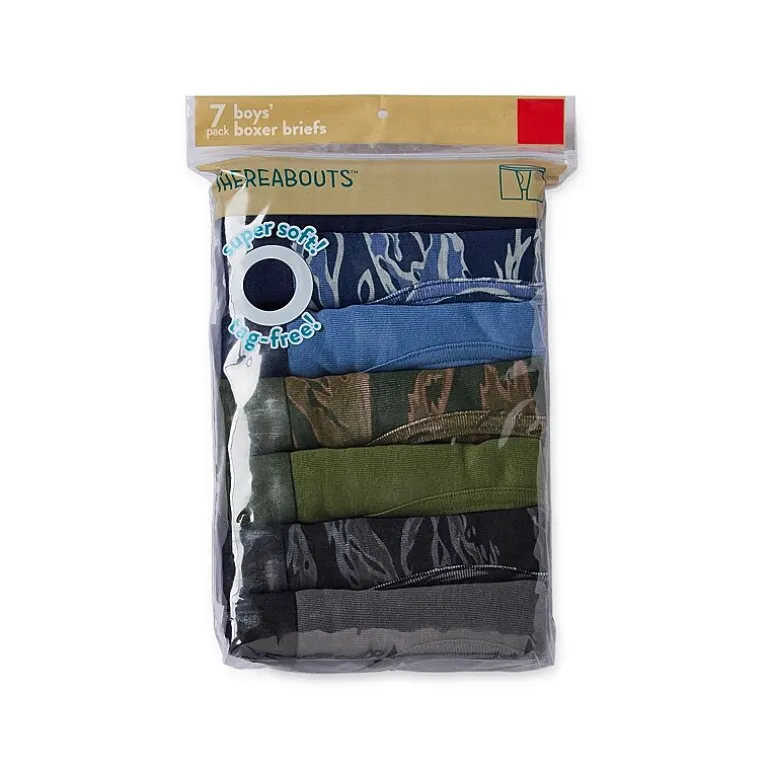 Thereabouts Little & Big Boys 7 Pack Boxer Briefs