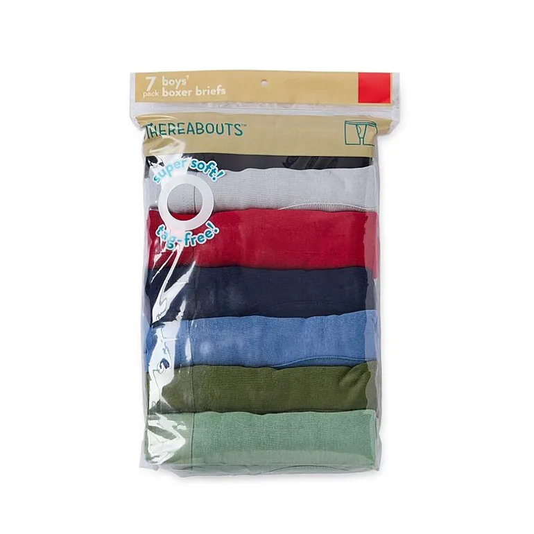 Thereabouts Little & Big Boys 7 Pack Boxer Briefs