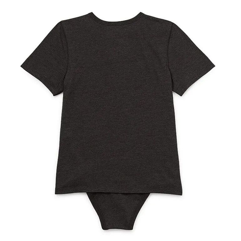 Thereabouts Little & Big Kid Boys Bodysuit Closure Easy-on + Easy-off Adaptive Crew Neck Short Sleeve Bodysuit