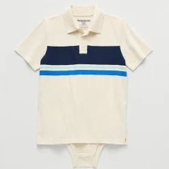 Thereabouts Little & Big Kid Boys Bodysuit Closure Easy-on + Easy-off Adaptive Short Sleeve Bodysuit