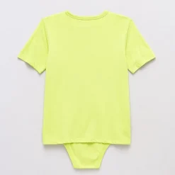 Thereabouts Little & Big Kid Boys Bodysuit Closure Easy-on + Easy-off Adaptive Crew Neck Short Sleeve Bodysuit