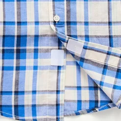 Thereabouts Little & Big Kid Boys Easy-on + Easy-off Sensory Friendly Short Sleeve Regular Fit Button-Down Shirt