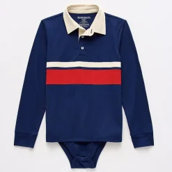 Thereabouts Little & Big Kid Boys Bodysuit Closure Easy-on + Easy-off Adaptive Long Sleeve Bodysuit
