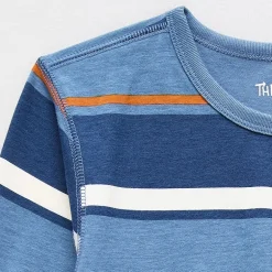 Thereabouts Little & Big Kid Boys Bodysuit Closure Easy-on + Easy-off Adaptive Crew Neck Long Sleeve Bodysuit