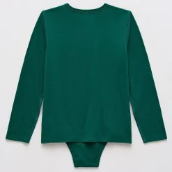 Thereabouts Little & Big Kid Boys Bodysuit Closure Easy-on + Easy-off Adaptive Crew Neck Long Sleeve Bodysuit