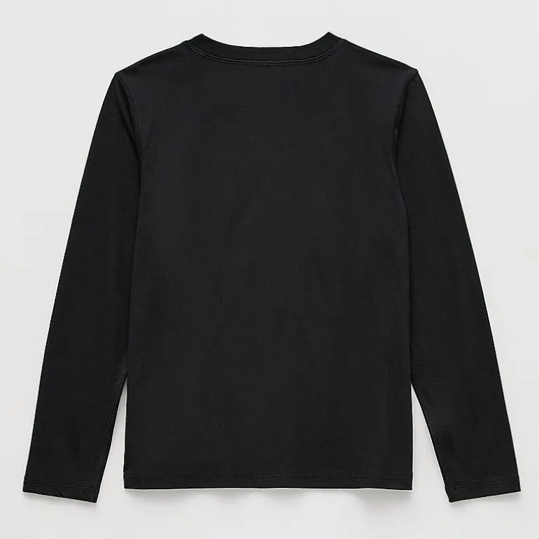 Thereabouts Little & Big Kid Boys Easy-on + Easy-off Sensory Friendly Crew Neck Long Sleeve Adaptive Regular Fit Graphic T-Shirt