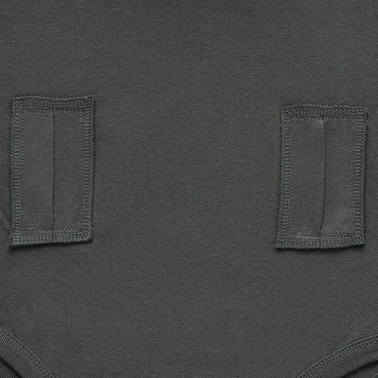 Thereabouts Little & Big Kid Boys Bodysuit Closure Easy-on + Easy-off Adaptive Crew Neck Short Sleeve Bodysuit