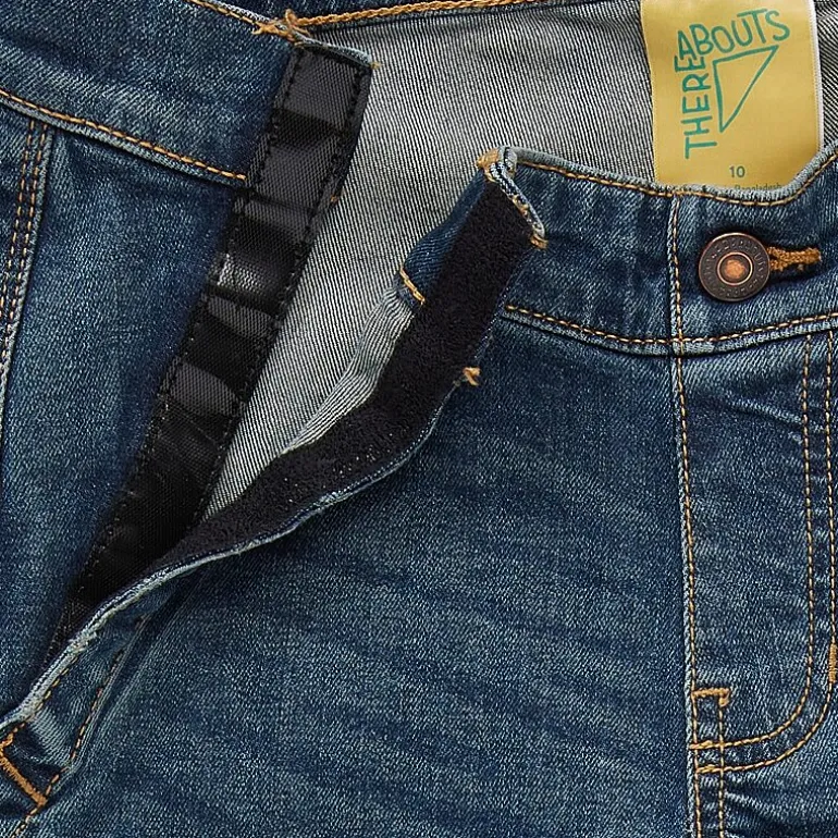 Thereabouts Little & Big Kid Boys Adaptive Adjustable Waist Stretch Fabric Seated Slim Fit Jean