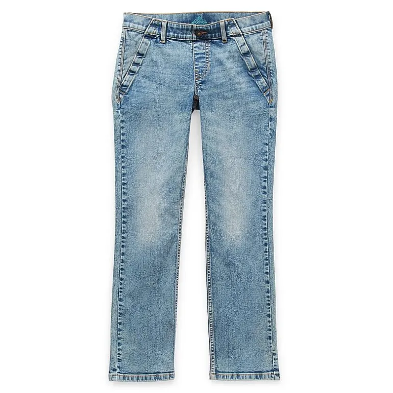 Thereabouts Little & Big Kid Boys Adaptive Adjustable Waist Stretch Fabric Seated Slim Fit Jean