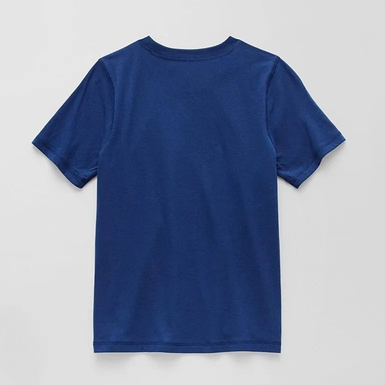 Thereabouts Little & Big Kid Boys Easy-on + Easy-off Sensory Friendly Crew Neck Short Sleeve Adaptive Regular Fit Graphic T-Shirt