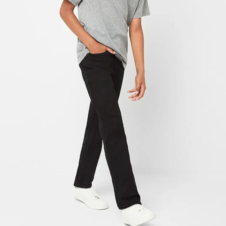 Thereabouts Little & Big Kid Boys Adjustable Waist Stretch Fabric Straight Leg Jean
