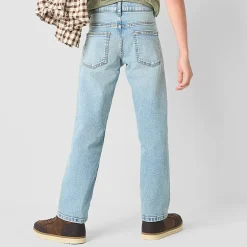 Thereabouts Little & Big Kid Boys Adjustable Waist Stretch Fabric Straight Leg Jean