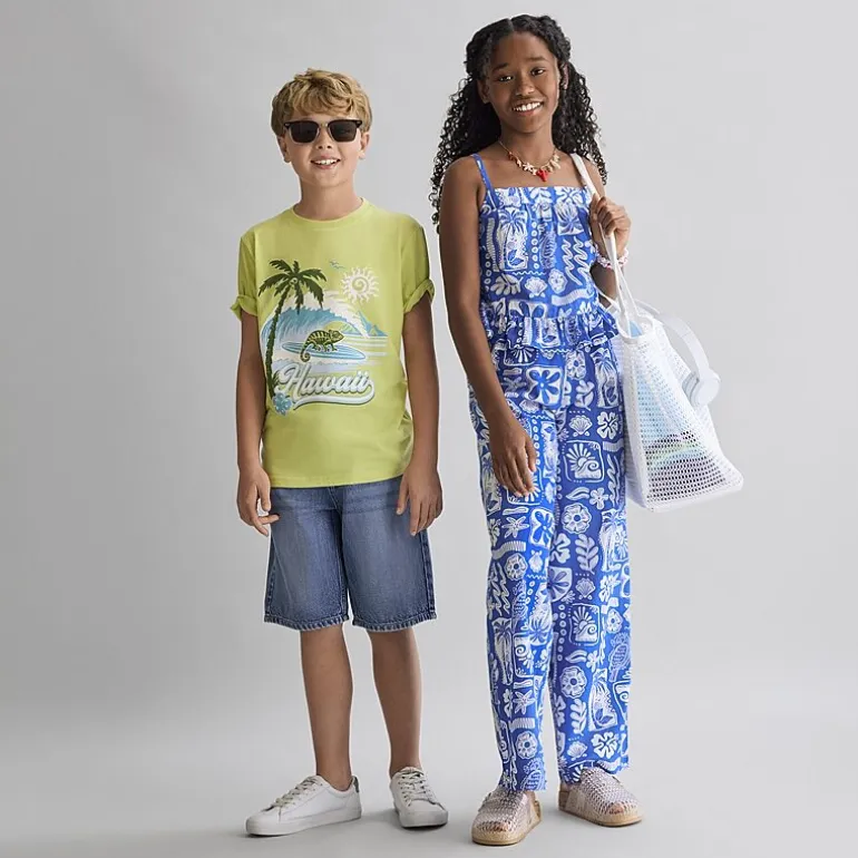 Thereabouts Little & Big Kid Boys Adjustable Waist Denim Short