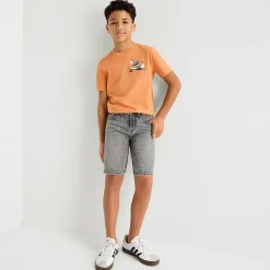 Thereabouts Little & Big Kid Boys Adjustable Waist Denim Short