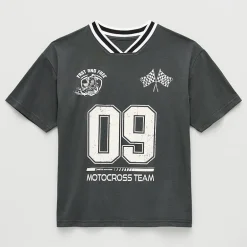 Thereabouts Little & Big Kid Boys V Neck Short Sleeve Oversized Graphic T-Shirt