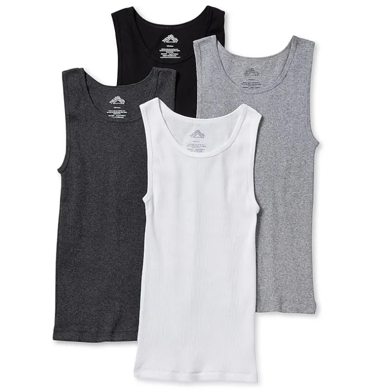 Thereabouts Little & Big Kid Boys Crew Neck Sleeveless 4 Pack Tank