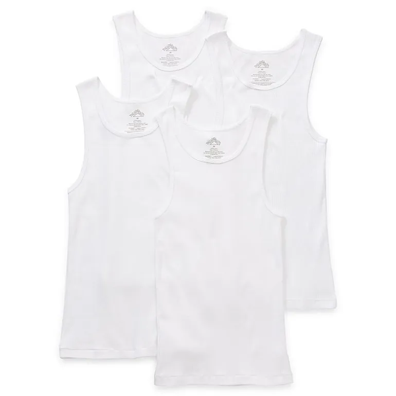Thereabouts Little & Big Kid Boys Crew Neck Sleeveless 4 Pack Tank