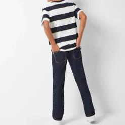 Thereabouts Little & Big Kid Boys Adjustable Waist Stretch Fabric Slim Straight Leg Jean