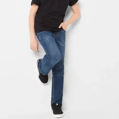 Thereabouts Little & Big Kid Boys Adjustable Waist Stretch Fabric Slim Straight Leg Jean