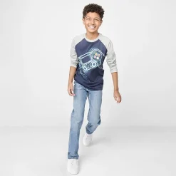 Thereabouts Little & Big Kid Boys Adjustable Waist Stretch Fabric Slim Straight Leg Jean