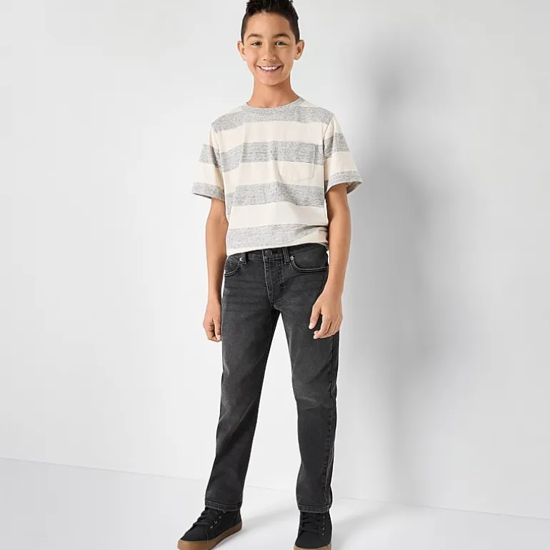 Thereabouts Little & Big Kid Boys Adjustable Waist Stretch Fabric Slim Fit Jean