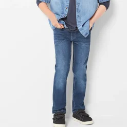 Thereabouts Little & Big Kid Boys Adjustable Waist Stretch Fabric Slim Fit Jean