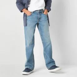 Thereabouts Little & Big Kid Boys Adjustable Waist Stretch Fabric Regular Fit Bootcut Jean