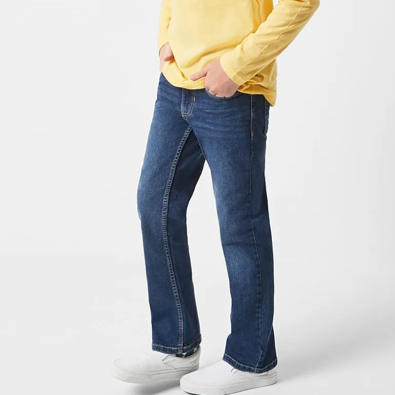 Thereabouts Little & Big Kid Boys Adjustable Waist Stretch Fabric Regular Fit Bootcut Jean