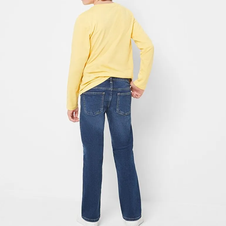 Thereabouts Little & Big Kid Boys Adjustable Waist Stretch Fabric Regular Fit Bootcut Jean