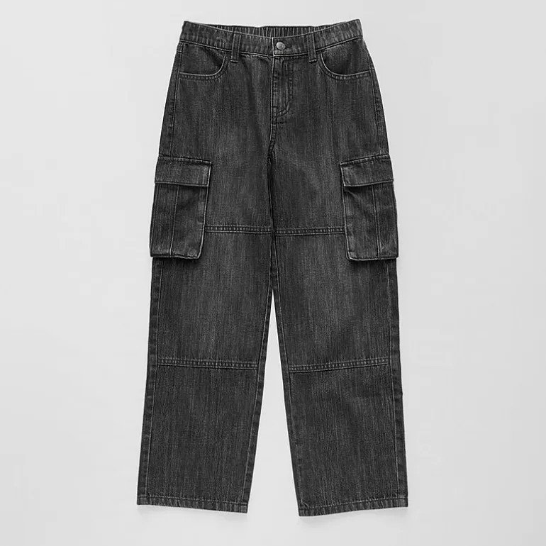 Thereabouts Little & Big Kid Boys Adjustable Waist Cargo Loose Fit Jean
