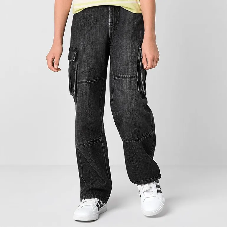 Thereabouts Little & Big Kid Boys Adjustable Waist Cargo Loose Fit Jean