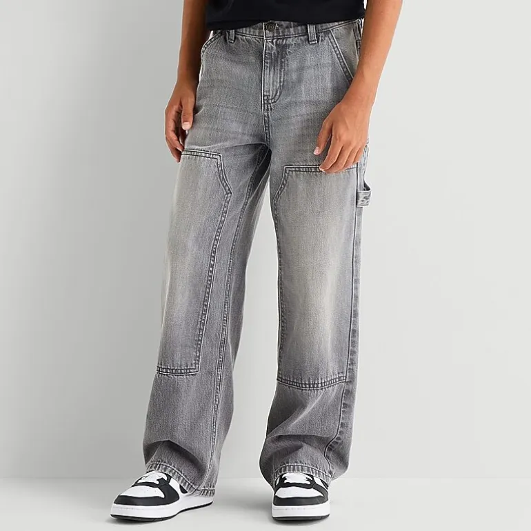 Thereabouts Little & Big Kid Boys Adjustable Waist Workwear Loose Fit Jean