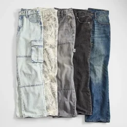 Thereabouts Little & Big Kid Boys Adjustable Waist Loose Fit Carpenter Jean