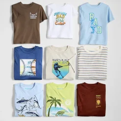 Thereabouts Little & Big Kid Boys Crew Neck Short Sleeve Regular Fit Graphic T-Shirt