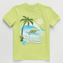 Thereabouts Little & Big Kid Boys Crew Neck Short Sleeve Regular Fit Graphic T-Shirt