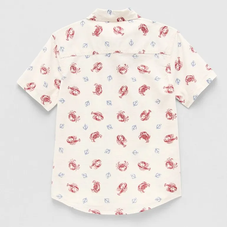 Thereabouts Little & Big Kid Boys Short Sleeve Regular Fit Button-Down Shirt