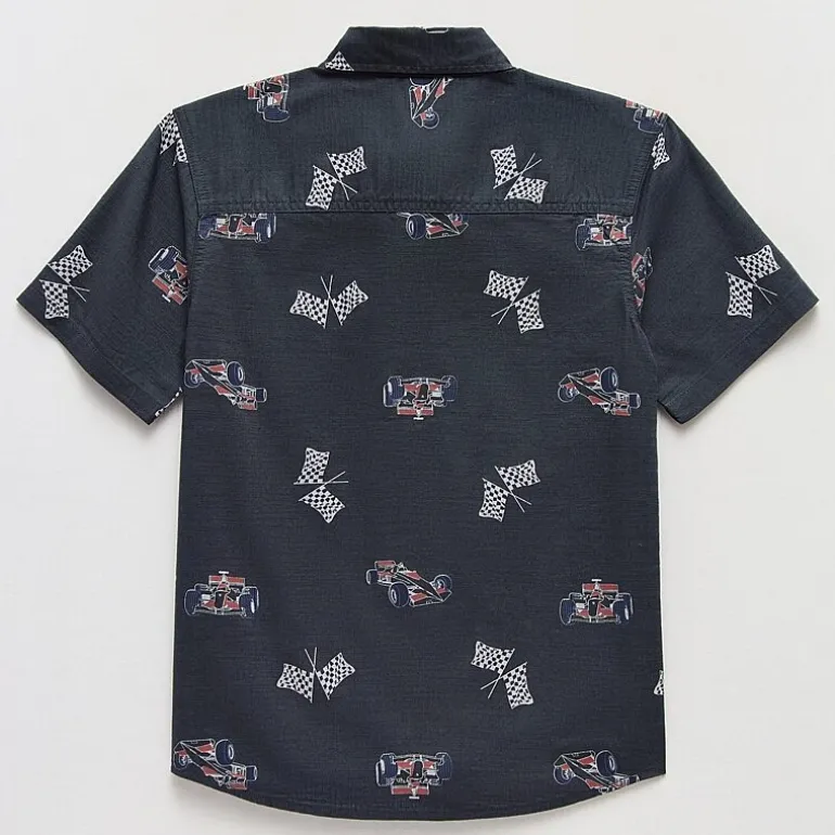 Thereabouts Little & Big Kid Boys Short Sleeve Regular Fit Button-Down Shirt