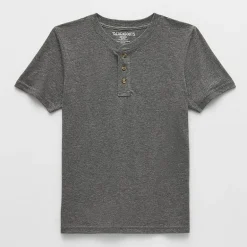Thereabouts Little & Big Kid Boys Short Sleeve Regular Fit Henley Shirt